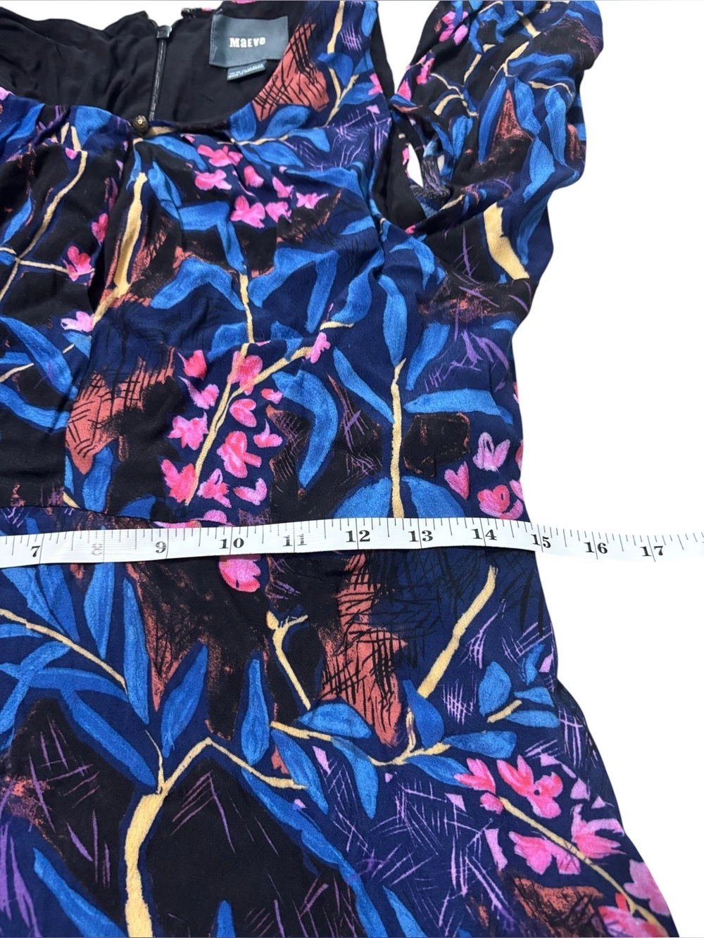 Anthropologie Maeve Elia Open-Shoulder Dress • Size 10 - Picture 6 of 10